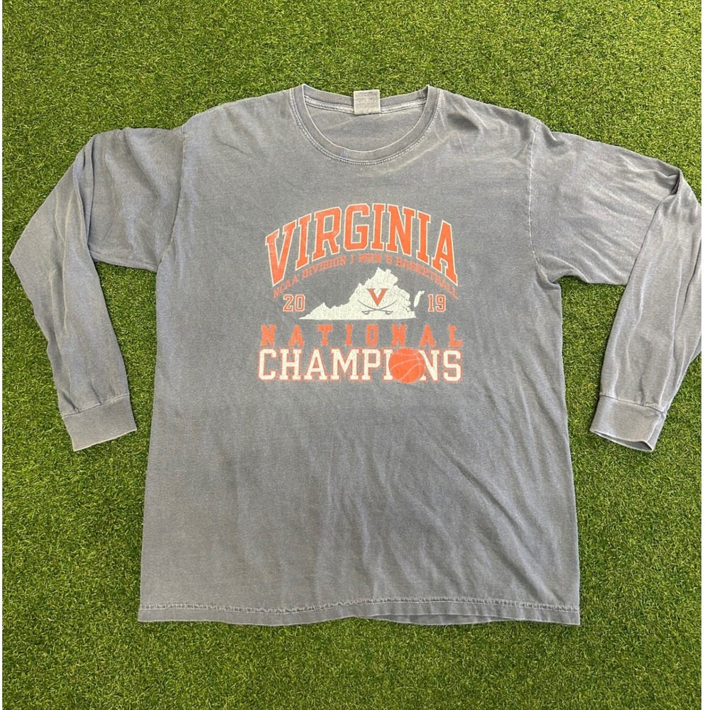 Virginia Cavaliers 2019 National Champions Long Sleeve Shirt L